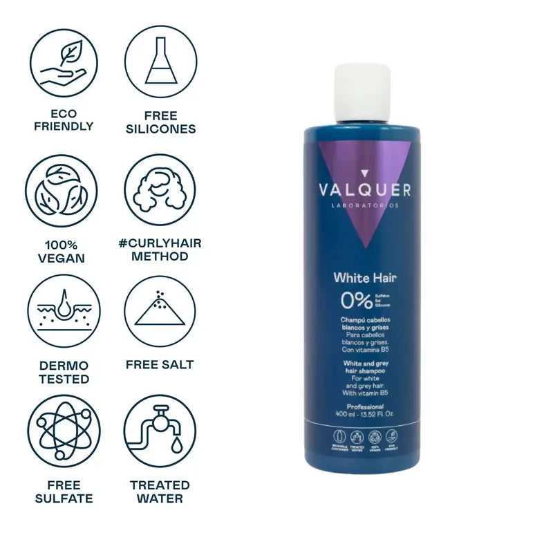 Valquer Hair Care Shampooing Silver Platinum, 400 ml