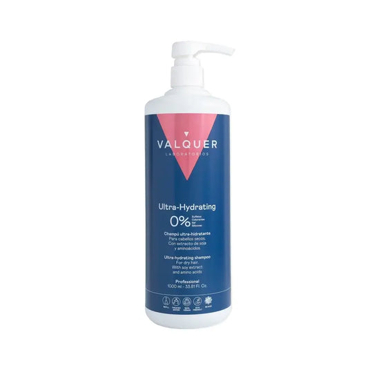 Valquer Hair Care Shampooing ultra hydratant, cheveux secs, 1000 ml