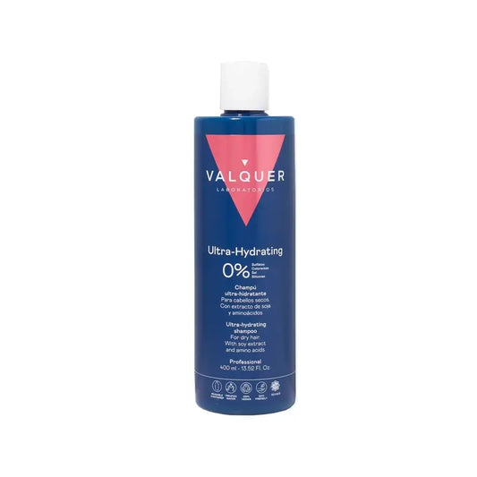 Valquer Hair Care Shampooing ultra hydratant, cheveux secs, 400 ml