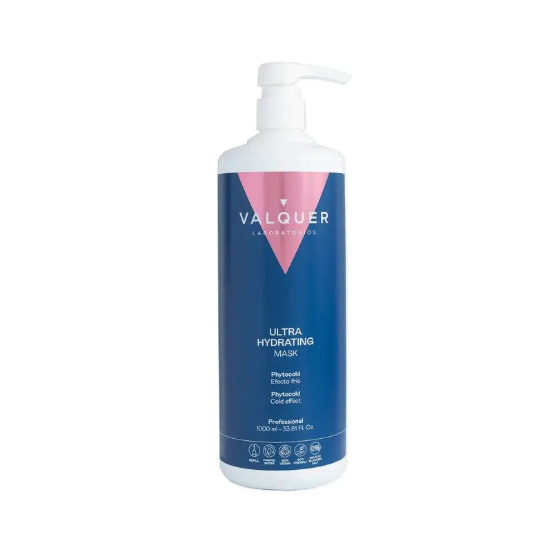 Valquer Hair Care Masque capillaire glacial ultra hydratant, 1000 ml