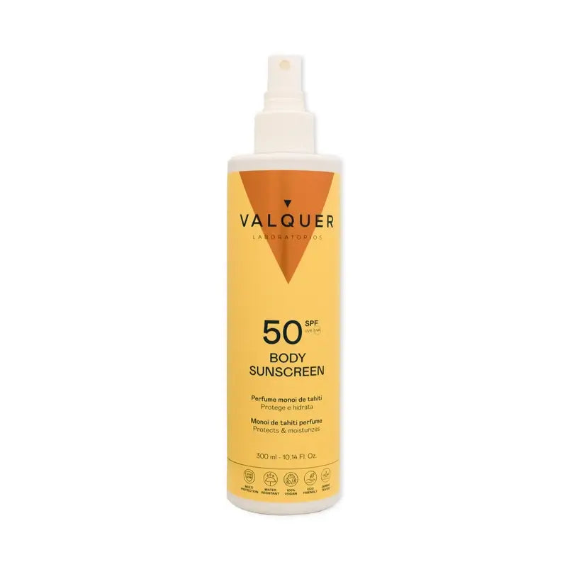 Valquer Sunscreen Crème solaire pour le corps Spf 50, 300 ml