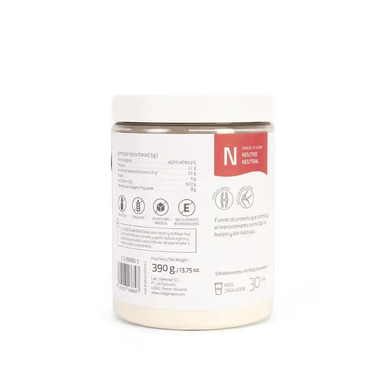 Colagenova Basic Collagène Hydrolysé 30 Jours, 390 Gr