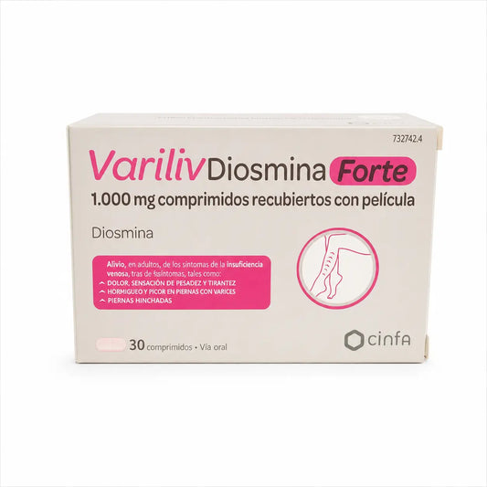 Variliv Diosmin , 1000 mg 30 comprimés pelliculés