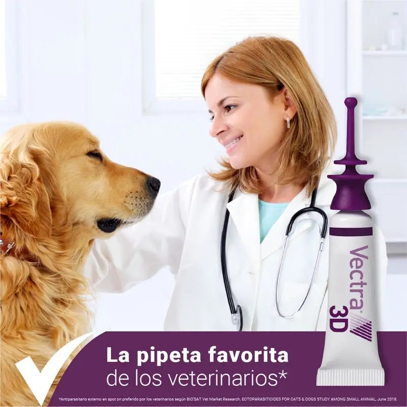 Vectra 3D Dog 1,5-4 Kg, 3 Pipettes