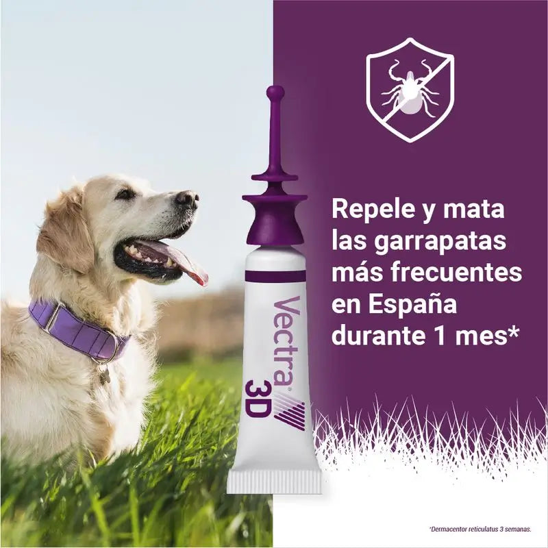 Vectra 3D Chien 4-10 kg 3 Pipettes