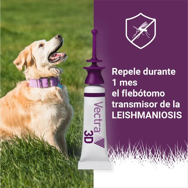 Vectra 3D Chien +40 kg, 3 pipettes