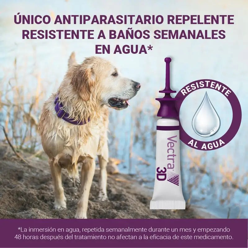 Vectra 3D Chien +40 kg, 3 pipettes