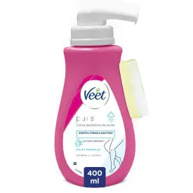 Veet Crème de douche dépilatoire Peau sensible 400 ml