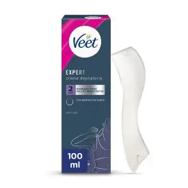 Veet Expert Crème dépilatoire pour femmes, au beurre de karité, 100ml