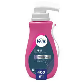 Veet Expert Crème dépilatoire pour femmes, corps et jambes, 400 ml