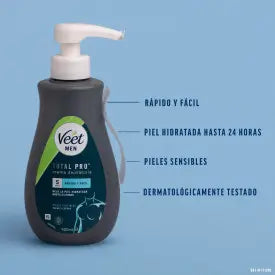Veet Men Crème dépilatoire pour peau sensible, 400 ml