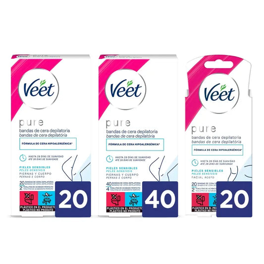 Veet Pack de cire pour peau normale