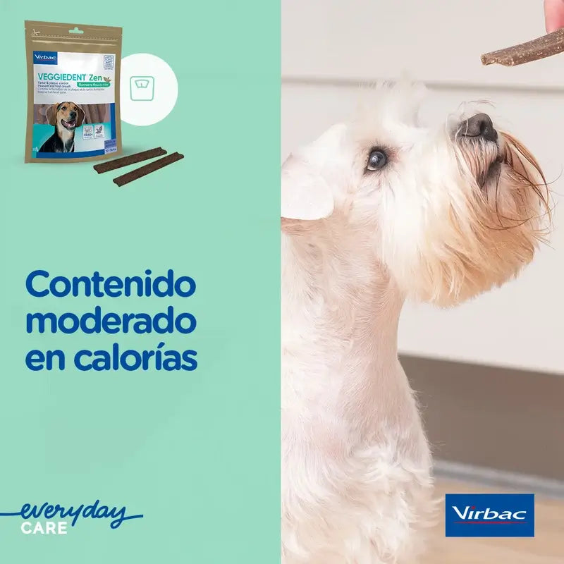 Virbac Veggiedent Zen M, Snack dentaire pour chien de race moyenne