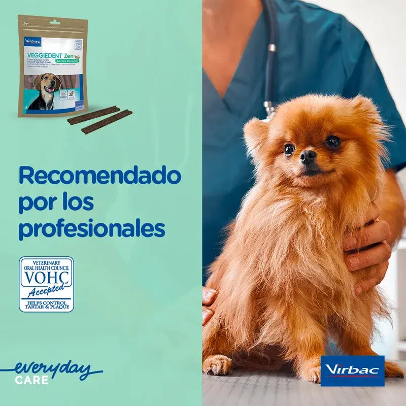 Virbac Veggiedent Zen Xs, Snack dentaire pour chiens de très petite race