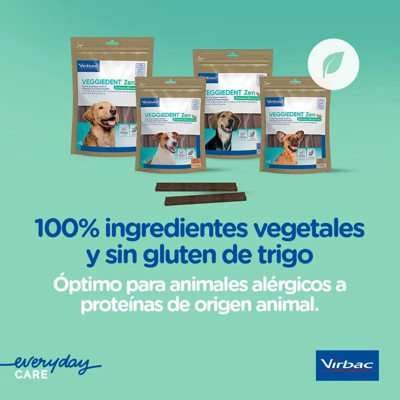 Virbac Veggiedent Zen Xs, Snack dentaire pour chiens de très petite race