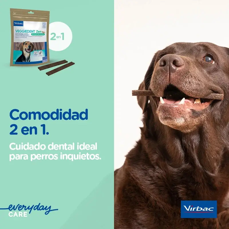 Virbac Veggiedent Zen Xs, Snack dentaire pour chiens de très petite race
