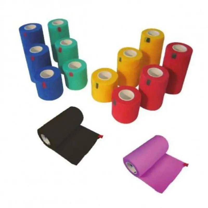 Bande de bandage cohésif Noir 10Cmx4,5M, 1Pièce