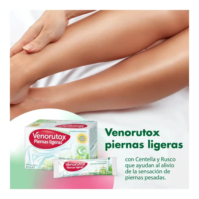 Venorutox Jambes légères, 20 sachets + appareil de massage