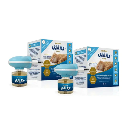 Vetnova Acalma pour chats : diffuseur + recharge de 48 ml, lot de 2