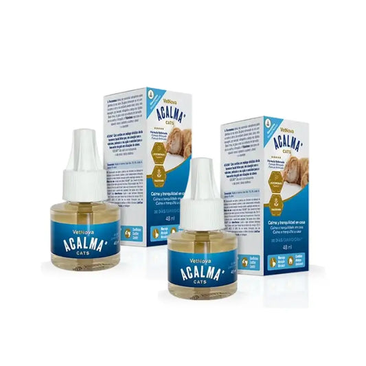 Vetnova Acalma pour chats, recharge de 48 ml, lot de 2