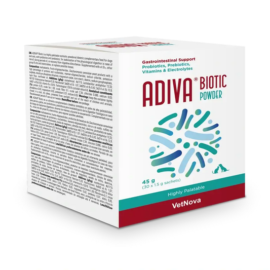 Vetnova Adiva Biotic Powder Enveloppes 30X1,5G