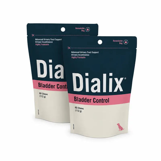 Vetnova Dialix Bladder Control, lot de 2 x 60 friandises à mâcher, friandises pour chiens