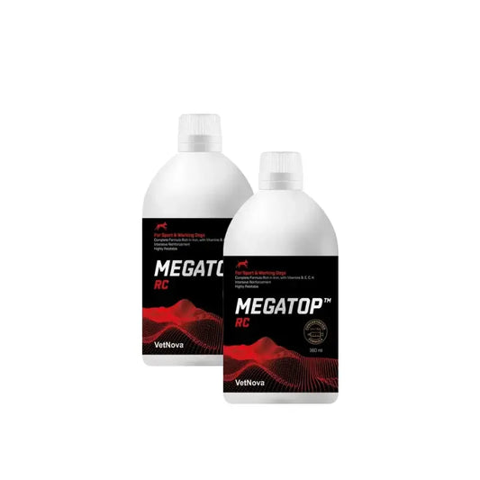 Vetnova Megatop pour chiens 360 ml, lot de 2