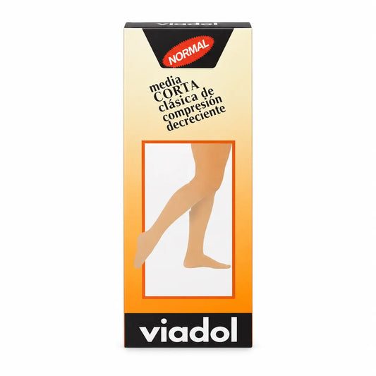 Viadol Short Stocking Normal Beige Large Size, 1 Stocking