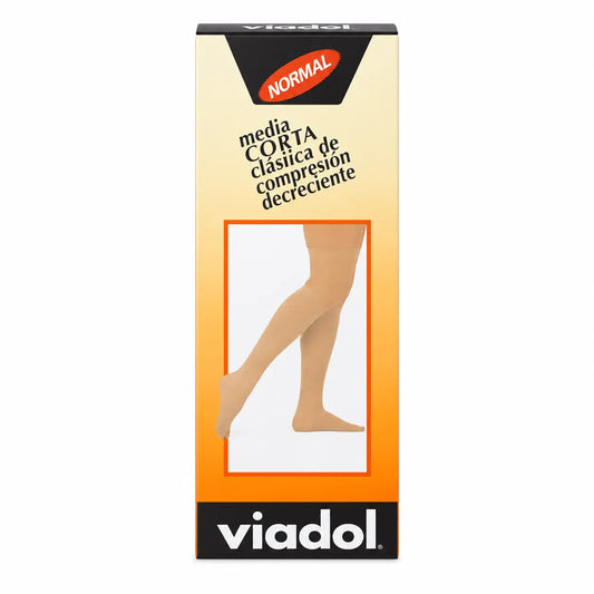 VIADOL Chaussette courte normale MILO beige taille moyenne