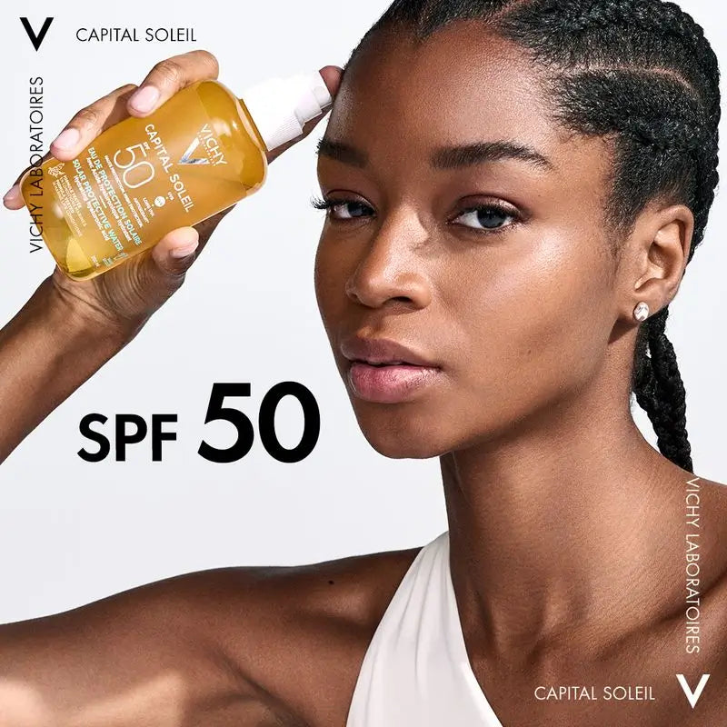 Vichy Capital Soleil Eau solaire protectrice SPF 50 Éclat, 200 ml