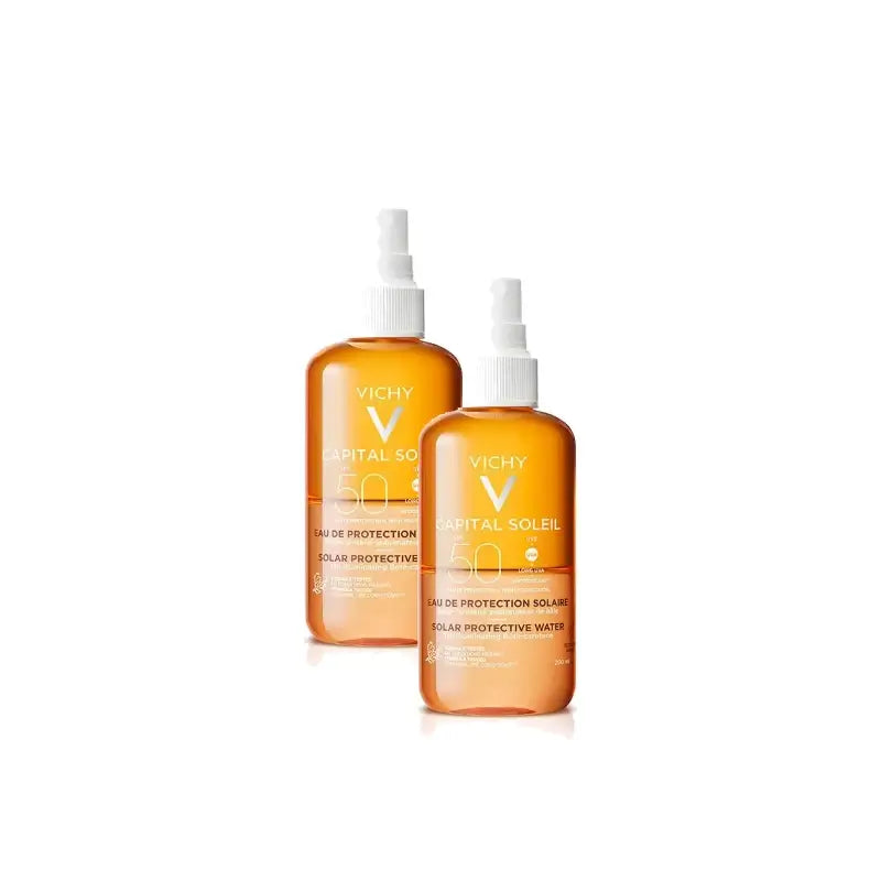 Vichy Capital Soleil Eau Solaire Éclat SPF50 200 ml, lot de 2