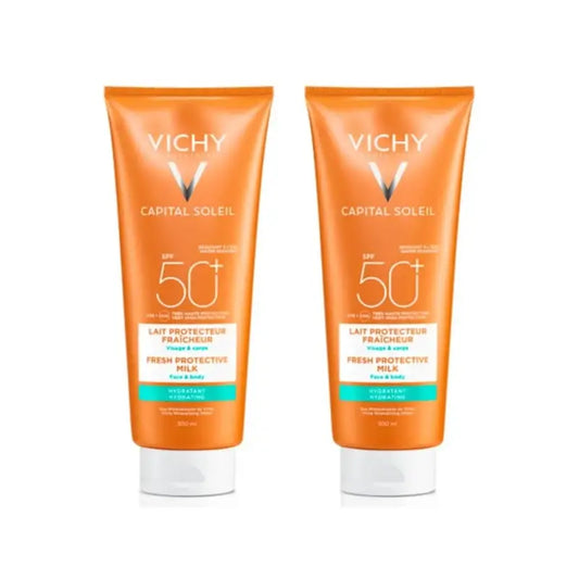 Vichy Capital Soleil Lait Hydratant Protecteur Spf 50, 2X300 Ml