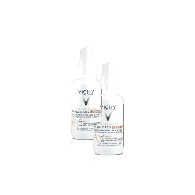 Vichy Capital Soleil UV-Age Daily Color Teinte moyenne SPF50+ 40 ml, lot de 2