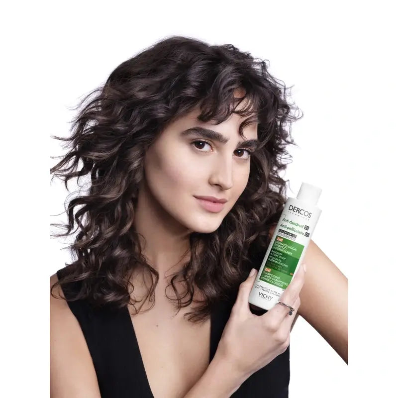 Vichy Dercos Shampooing revitalisant antipelliculaire Ds 2 en 1, 200 ml