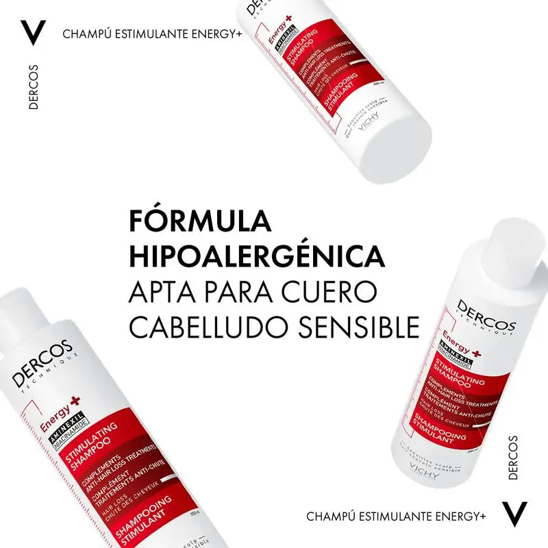 Vichy Dercos Technique Energy+ Shampooing stimulant 200 ml