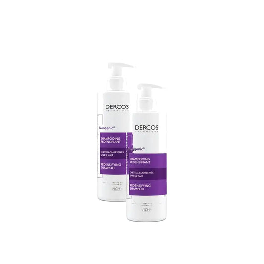 Vichy Dercos Technique Shampooing Néogénique Redensifiant 400 ml, lot de 2