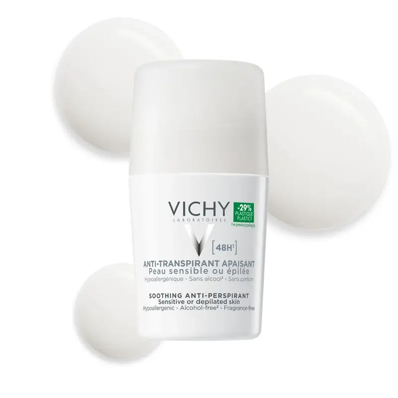 Vichy Déodorant Anti-Transpirant 48H Roll-On Peau Sensible 50 ml