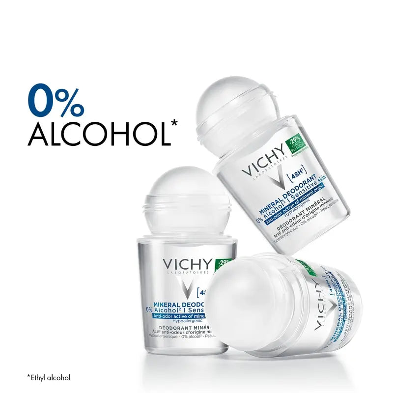 Vichy Déodorant Minéral Optimum Tolerance 48H Roll-On 50 ml