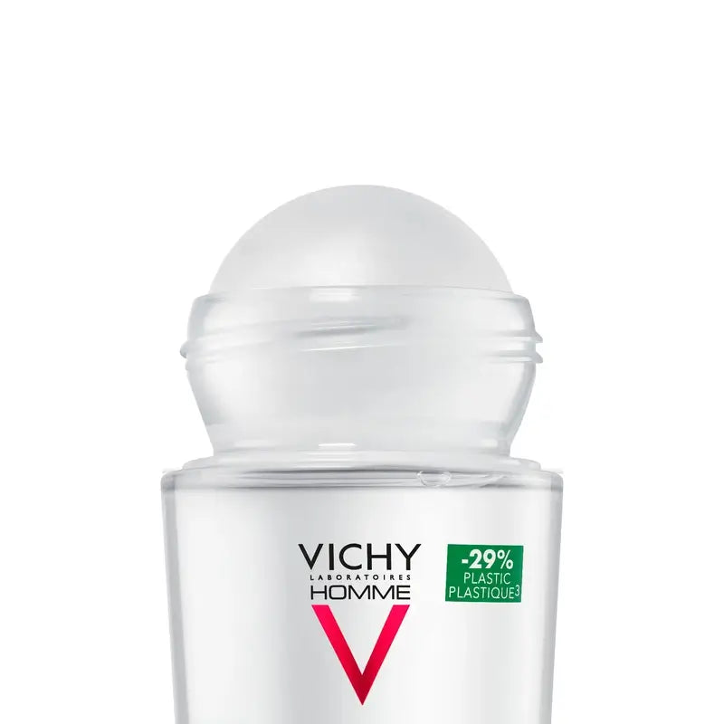 Vichy Homme 48H Déodorant Roll-On Anti-Transpirant et Anti-Points 50 ml