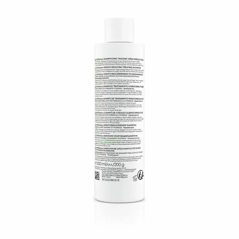 Vichy Dercos Psolution : shampooing antipelliculaire et anti-démangeaisons, 200 ml