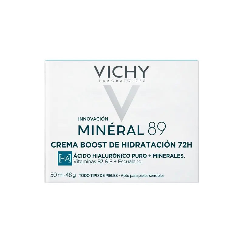 Vichy Minéral 89 Crème hydratante 72H Light, 50 ml