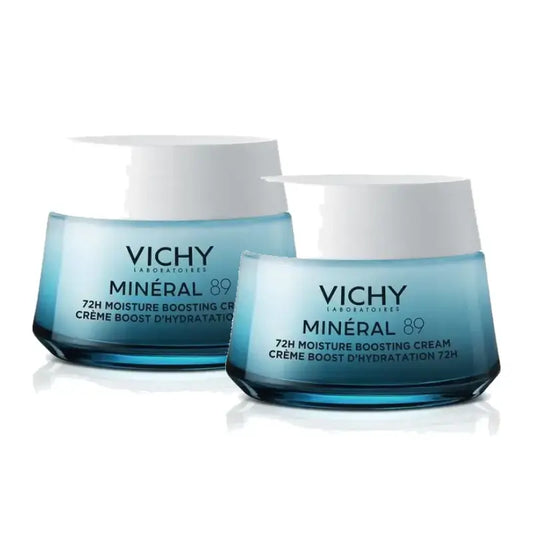 Vichy Minéral 89 Crème hydratante 72 h légère, 50 ml, lot de 2