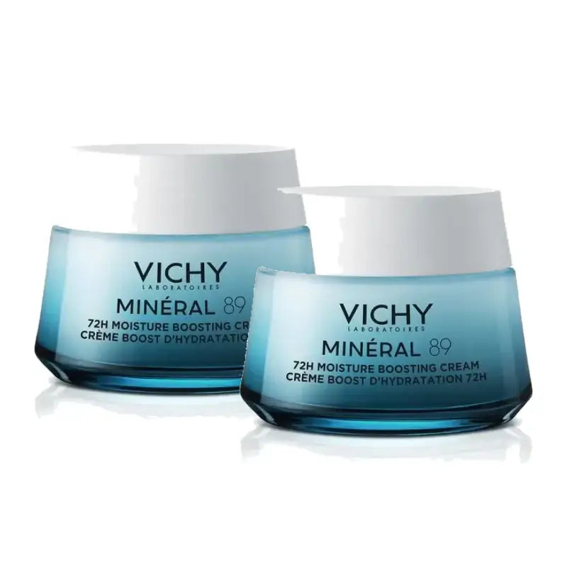 Vichy Minéral 89 Crème hydratante 72 h légère, 50 ml, lot de 2