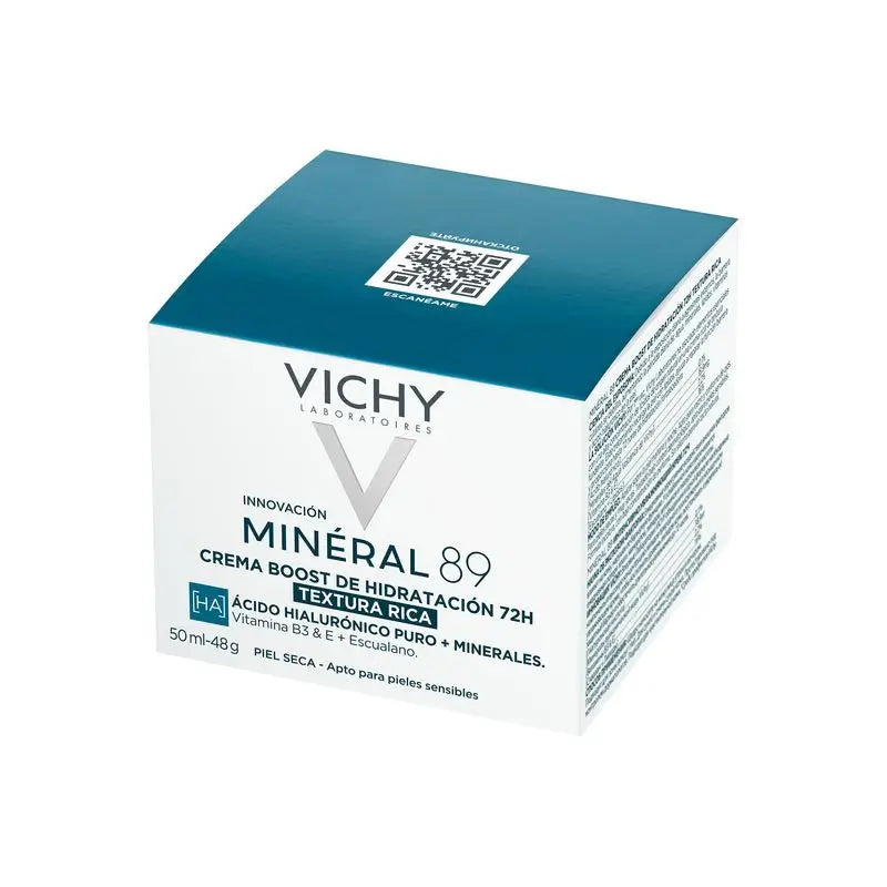 Vichy Minéral 89 Rich 72H Crème hydratante, 50 ml