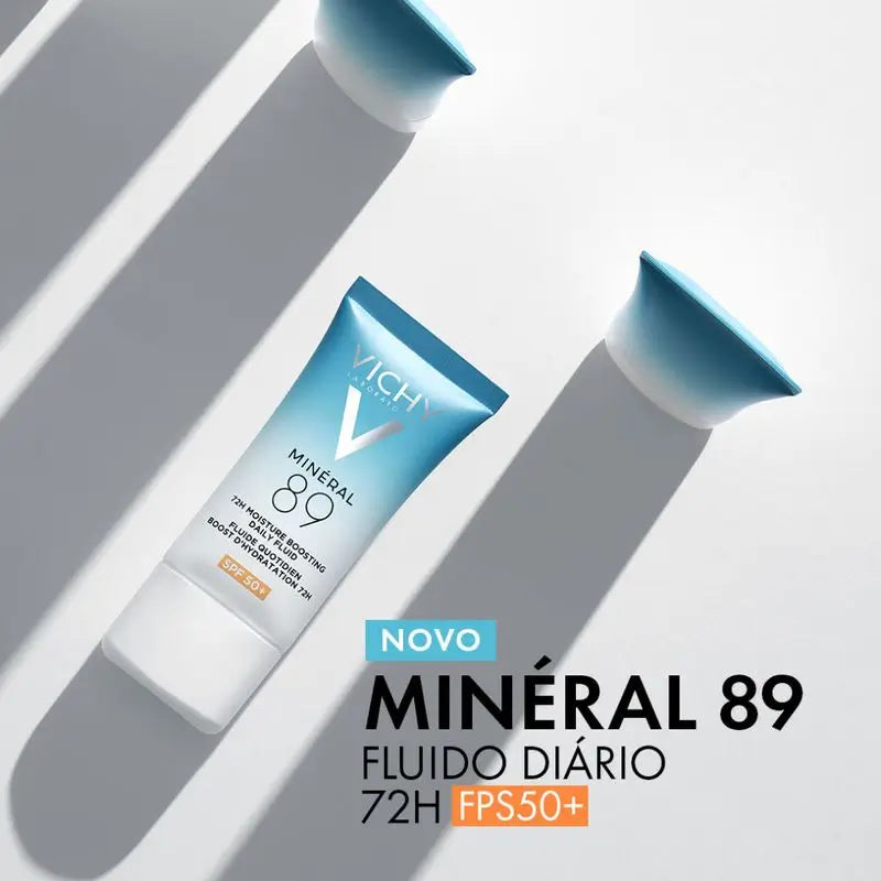 Vichy Minéral 89 Fluide Hydratant Quotidien 72H Spf50+, 50 ml