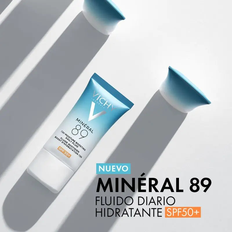 Vichy Minéral 89 Fluide Hydratant Quotidien 72H Spf50+, 50 ml
