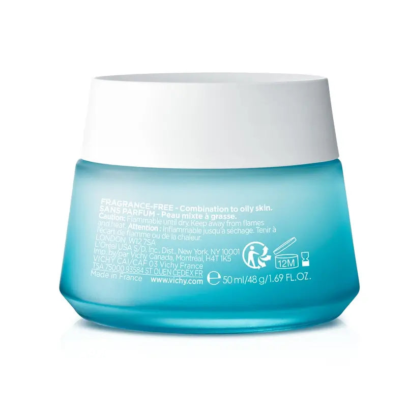 Vichy Mineral 89 Matte Gel Sorbet Hydratant 48H avec Acide Hyaluronique , 50 ml