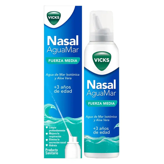 Vicks Nasal Spray nasal de force moyenne, 120 ml