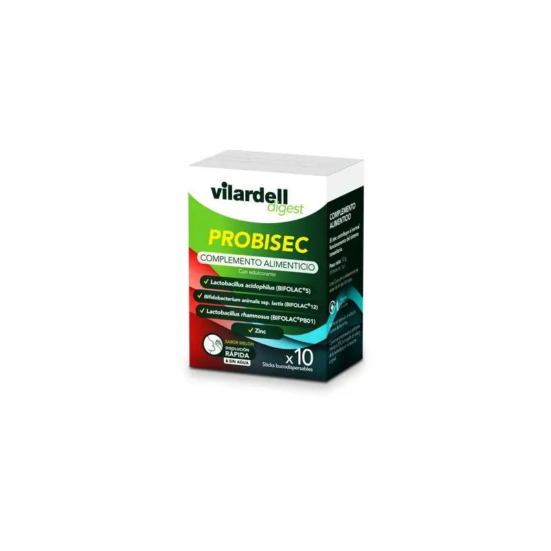 Vilardell Digest Probisec 10 Bâtonnets Bucodispersibles