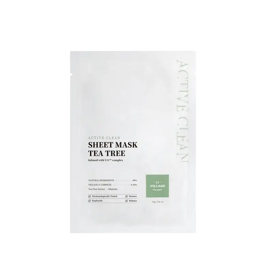 Village 11 Factory Masque Active Clean Sheet Tea Tree, 23 g